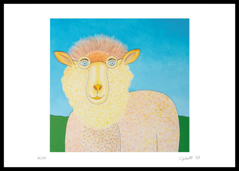 acrylic-painting-canvas-artwork-animals-professor-sheep-joel-itman
