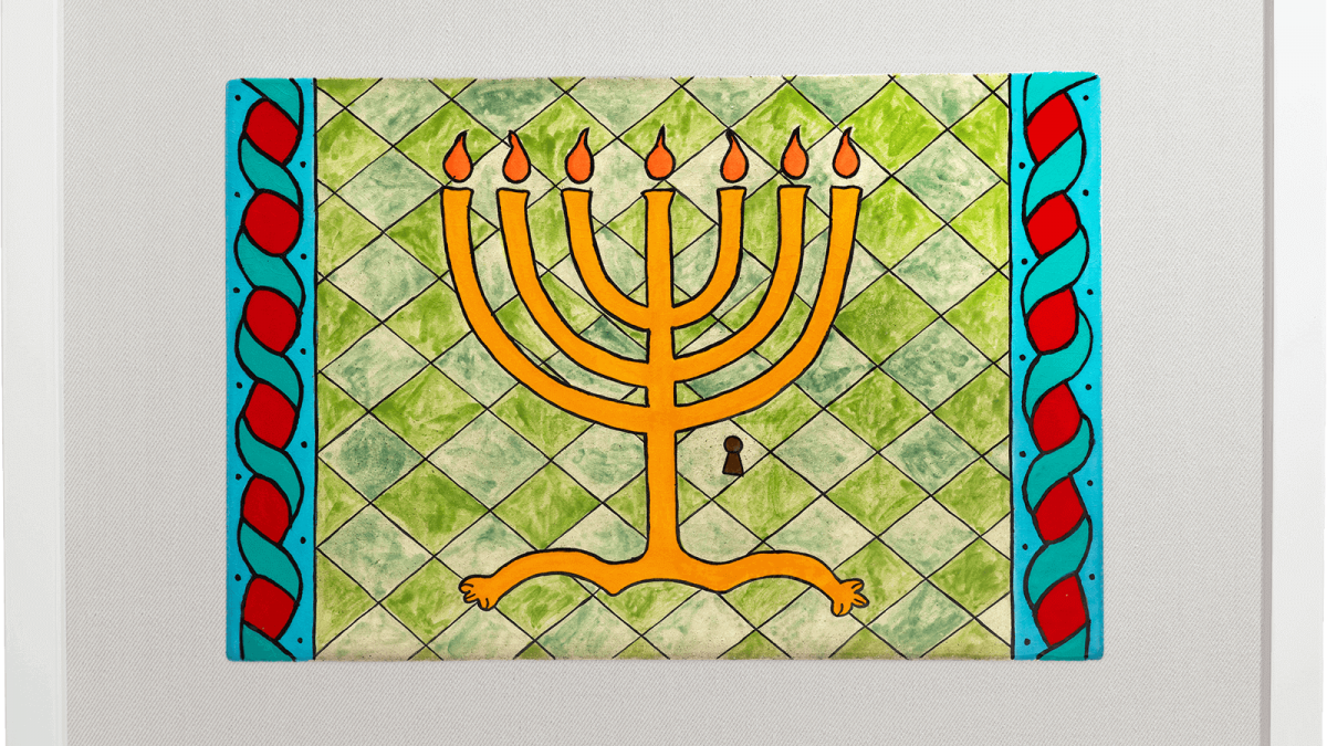 ceramic-paintings-menorah-jewish-art-ark-synagogue