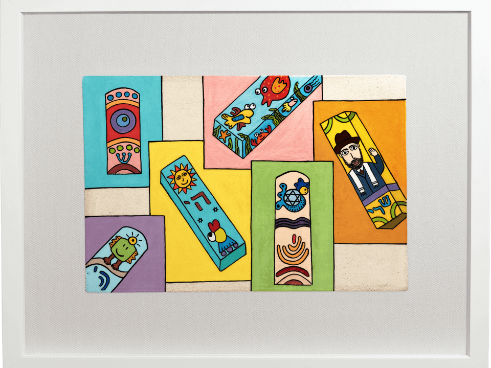 handmade-ceramic-tiles-jewish-art-muchas-mezuzot-doors-mezuza
