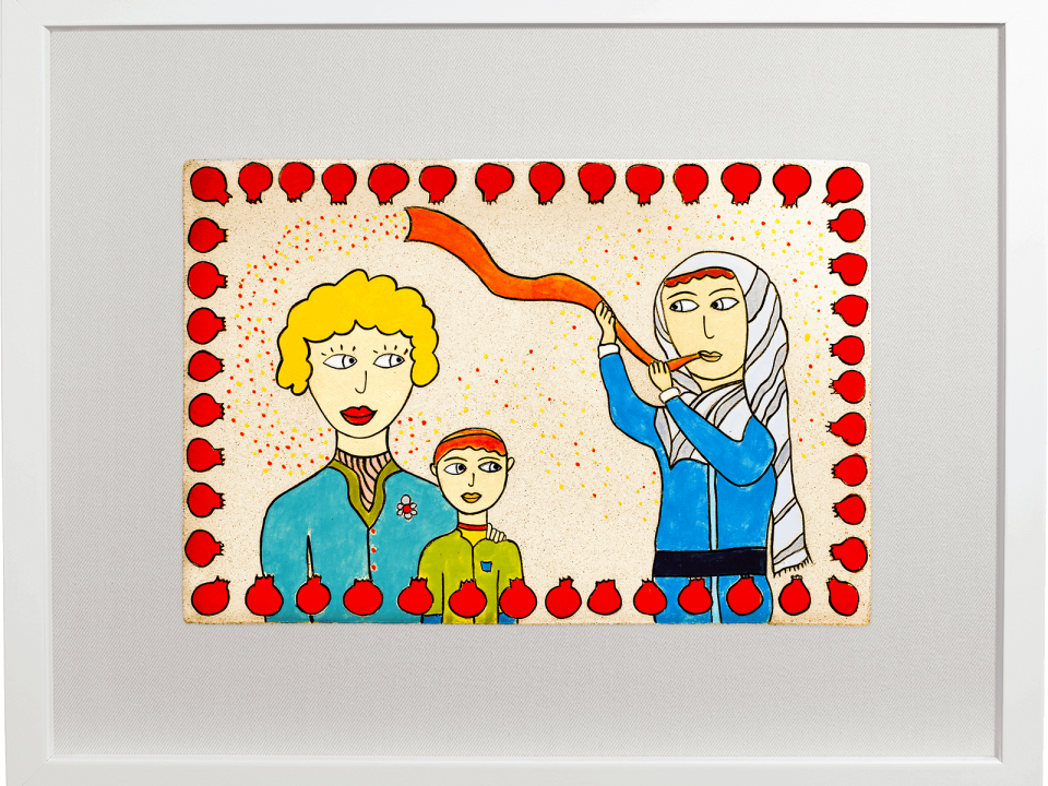 ceramic-paintings-jewish-art-brooklyn-tekiah