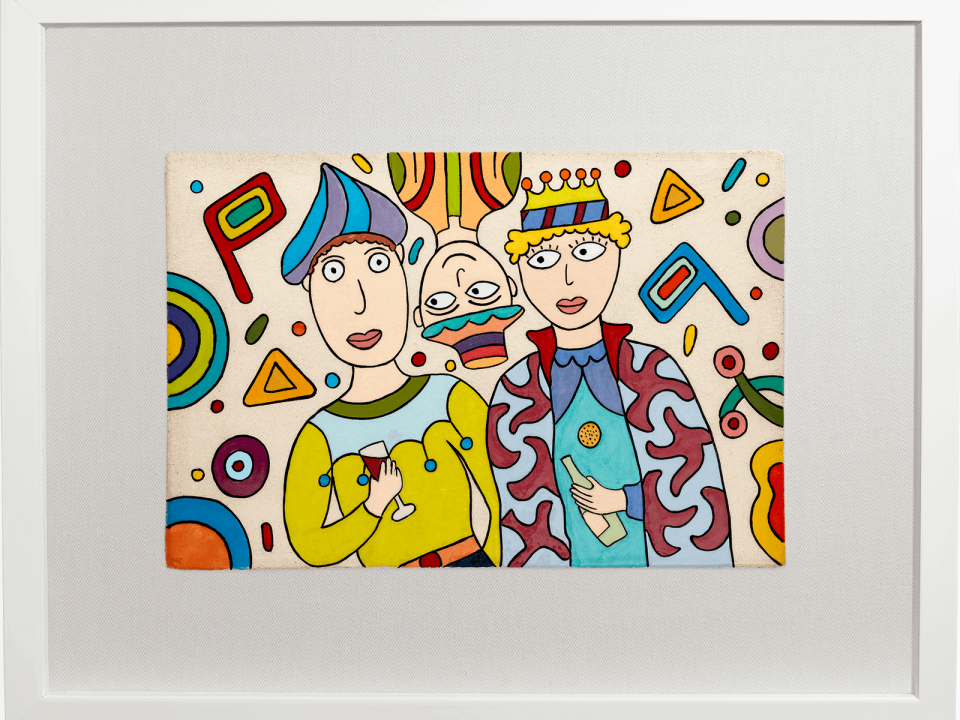 ceramic-paintings-jewish-art--purim-festivities