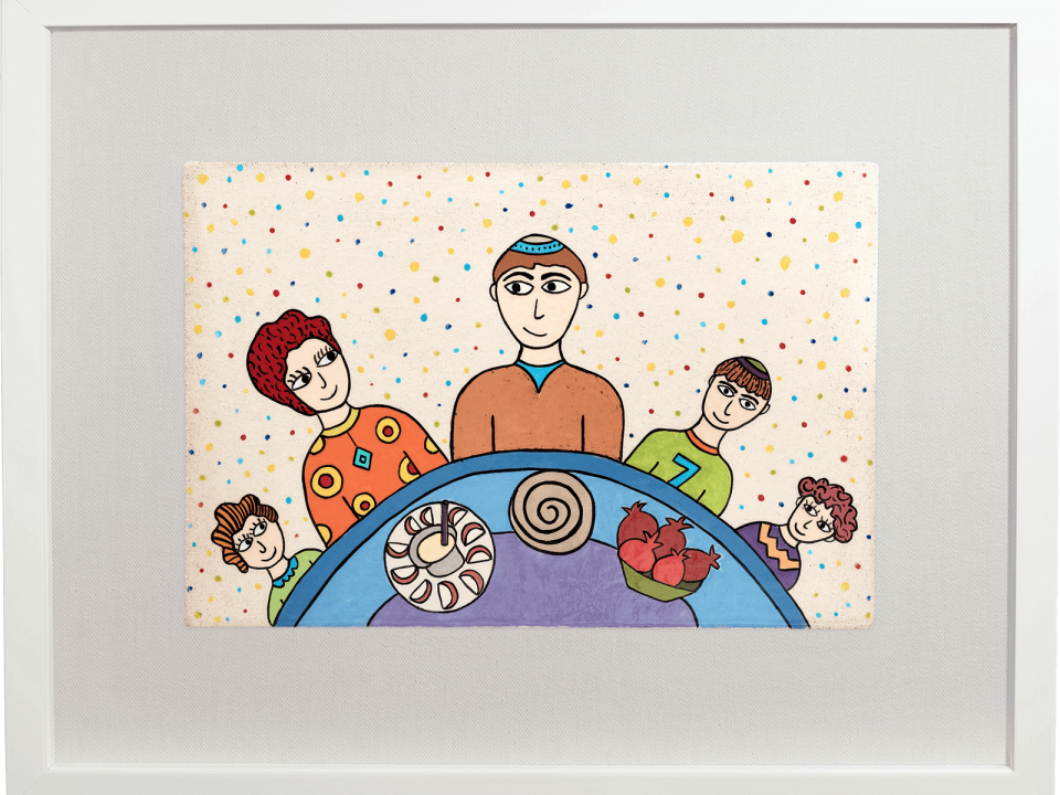 ceramic-paintings-jewish-art-rosh-hashana