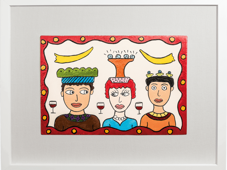 ceramic-paintings-jewish-art-rosh-hashanah-at-the-cohens